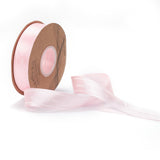 2 Roll Polyester Grosgrain Ribbons, with Word Always By Your Side, for Gifts Wrapping Party, Lavender Blush, 1 inch(25mm), 45m/Roll
