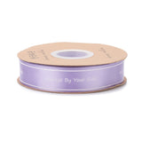 2 Roll Polyester Grosgrain Ribbons, with Word Always By Your Side, for Gifts Wrapping Party, Plum, 1 inch(25mm), 45m/Roll