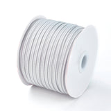 21 Strand Nylon Ribbons, Herringbone Weave Ribbon, Gray, 1 inch(25mm), about 2m/strand