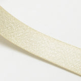 Sparkly Silver Thread Grosgrain Ribbon for Wedding Festival Decoration