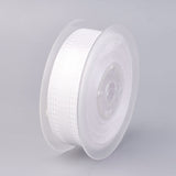1 Roll Single Face Satin Ribbon, Polyester Ribbon, Flower Pattern, Cornflower Blue, 1 inch(25mm), about 50yards/roll(45.72m/roll)