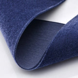 1 Roll Single Face Velvet Ribbon, Stripe Ribbon, Two Tone, Gray, 5/8 inch(16mm), about 50yards/roll(45.72m/roll)