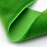 1 Roll 5/8 inch Single Face Velvet Ribbon, Light Green, 5/8 inch(15.9mm), about 25yards/roll(22.86m/roll)