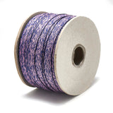 50 Yard Gold and Silver Sparkle Elastic Side Nylon Ribbon, Webbing Garment Sewing Accessories, Lilac, 5/8 inch(15mm), about 50yards/roll(45.72m/roll)