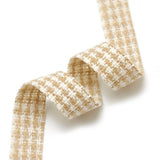 21 Strand Nylon Ribbons, Herringbone Weave Ribbon, Saddle Brown, 1 inch(25mm), about 2m/strand