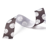 Single Face Volleyball Printed Polyester Grosgrain Ribbons