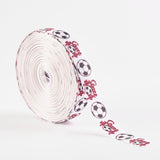 Single Face Word Soccer with Football Printed Polyester Grosgrain Ribbons