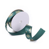 20 Yards Christmas Printed Polyester Satin Ribbon