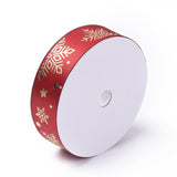 20 Yards Christmas Printed Polyester Satin Ribbon