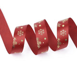 20 Yards Christmas Printed Polyester Satin Ribbon