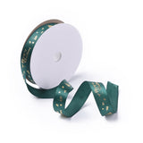 20 Yards Christmas Printed Polyester Satin Ribbon