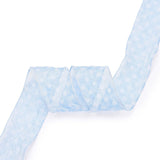 30 Yard Guipure Stretch Lace Trim, Polyester Lace Ribbon, Flower Pattern, Garment Accessories, White, 1 inch(25mm)