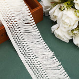 Knotted Cotton Fringe Trim, 4.3Inch Wide 20 Yards Cotton Tassel Fringe for Sewing DIY Decoration Dress Curtain Weights Fringes