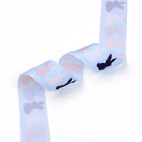 Single Face Bunny Printed Polyester Grosgrain Ribbons