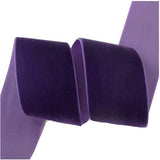 50 Yards Purple Single Face Velvet Ribbon for Christmas Wedding Wrapping Crafts Decoration Favors