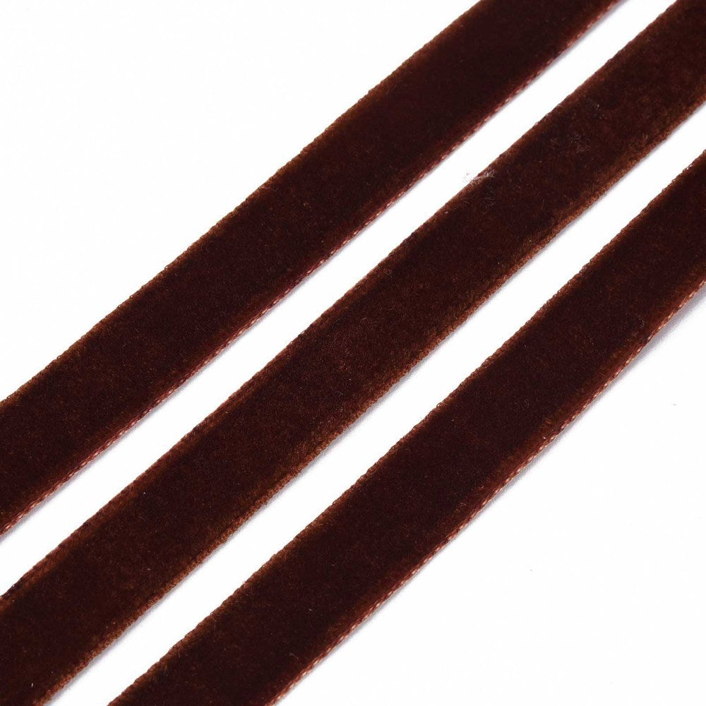 Globleland 1 Roll 1 inch Single Face Velvet Ribbon, Black, 1 inch(25.4mm),  about 25yards/roll(22.86m/roll)
