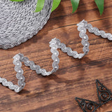 15M(16 Yards) 1/2(14mm) Nylon Curve Pattern Gimp Braid Trim for Costume DIY Crafts Sewing Jewelry Making Home Decoration, Gray