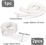 Wedding Dress Zipper Replacement Adjustable Fit Satin Corset Kit Loops for Prom Dress Strap