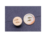 2 pc Golden Tone Wax Seal Brass Stamp Head, for Invitations, Envelopes, Gift Packing, Fish, 15mm