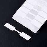 Globleland Paper Handmade Labels Stickers, Adhesive Blank Wrap Label Stickers, White, 70x12x0.2mm, about 2500pcs/roll