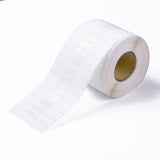 Globleland Paper Handmade Labels Stickers, Adhesive Blank Wrap Label Stickers, White, 70x12x0.2mm, about 2500pcs/roll