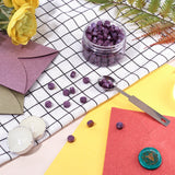 210PCS Sealing Wax Beads Kit Sauce Purple