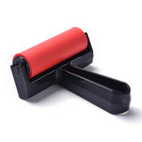 Globleland Multifunctional Diamond Paint Roller, with PVC Rubber Spool, for Clay Tool Cross Stitch Accessories, Mushroom-shaped, Red, 12.6x11.4x5.05cm