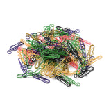 6 Colors Note Symbols Iron Paperclips, Cute Paper Clips, Funny Bookmark Marking Clips, Mixed Color, 40x12.5x3.5mm