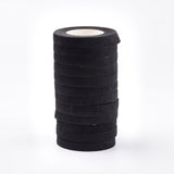 Globleland Wrinkled Paper Roll, For Party Decoration, Black, 12mm, about 30yards/roll, 12rolls/group