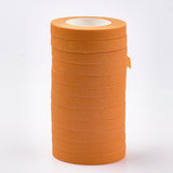 Globleland Wrinkled Paper Roll, For Party Decoration, Dark Orange, 12mm, about 30yards/roll, 12rolls/group