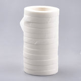 Globleland Wrinkled Paper Roll, For Party Decoration, White, 12mm, about 30yards/roll, 12rolls/group