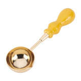 Yellow Sealing Wax Spoon