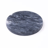 Black Flat Round Marble Wax Seal Mat