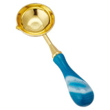Blue Sealing Wax Spoon