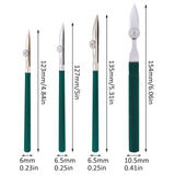 Globleland Iron Art Ruling Pen Set, Fine Line Masking Fluid Pen, for Applying Masking Fluid Line Work, Dark Green, 12.1x0.7x0.8cm