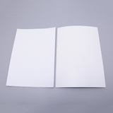 Globleland Sponge EVA Sheet Foam Paper Sets, With Adhesive Back, Antiskid, Rectangle, White, 30x21x0.15cm
