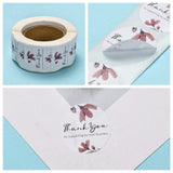 Globleland 1 Inch Thank You for Supporting My Small Business Stickers, Adhesive Roll Sticker Labels, for Envelopes, Bubble Mailers and Bags, Mixed Color, 25mm, 500pcs/roll