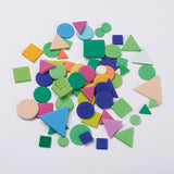 Globleland Foam Decorations Stickers, Self-adhesive, Geometric Pattern, Mixed Color, 6~26x10~29x2~3mm, about 150pcs/bag