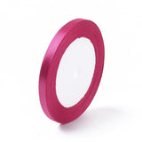 1/4 inch(6mm) Fuchsia Satin Ribbon for Hairbow DIY Party Decoration