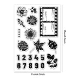 Flowers Leaves Clear Stamps