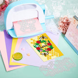 Globleland Hive Theme Carbon Steel Cutting Dies Stencils, for DIY Scrapbooking, Photo Album, Decorative Embossing Paper Card, Stainless Steel Color, Hexagon, 87~96x130~157x0.8mm, 2pcs/set