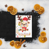 Globleland Christmas Theme Carbon Steel Cutting Dies Stencils, for DIY Scrapbooking, Photo Album, Decorative Embossing Paper Card, Stainless Steel Color, Deer, 80~100x130~131x0.8mm, 2pcs/set
