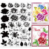 Flower Film Frame Clear Stamps