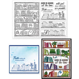 Globleland Custom PVC Plastic Clear Stamps, for DIY Scrapbooking, Photo Album Decorative, Cards Making, Book, 160x110x3mm