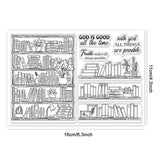 Globleland Custom PVC Plastic Clear Stamps, for DIY Scrapbooking, Photo Album Decorative, Cards Making, Book, 160x110x3mm