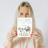 Globleland Custom PVC Plastic Clear Stamps, for DIY Scrapbooking, Photo Album Decorative, Cards Making, Rabbit, 160x110x3mm