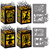 Globleland Halloween Lantern Carbon Steel Cutting Dies Stencils, for DIY Scrapbooking, Photo Album, Decorative Embossing Paper Card, Stainless Steel Color, Branch, 122x150x0.8mm, 2pcs/set
