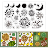 Moon Fireworks Clear Stamps