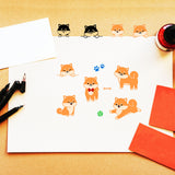 Globleland PVC Sakura Stamp, for DIY Scrapbooking, Dog, 100x100mm