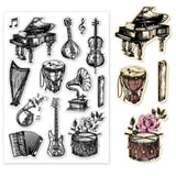 Musical Instruments PVC Stamps